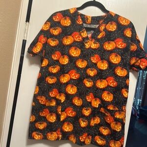 Halloween Scrub top